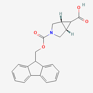 Rac-(1R,5S,6R)-3-[(9H-FLUOREN-9-YLMETHOXY)CARBONYL]-3-AZABICYCLO[3.1.0]HEXANE-6-CARBOXYLIC ACID