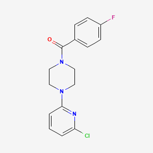 [4-(6-Chloro-2-pyridinyl)piperazino](4-fluorophenyl)methanone