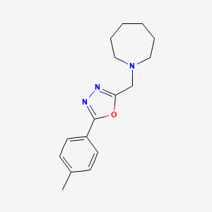 2-(Azepan-1-ylmethyl)-5-(p-tolyl)-1,3,4-oxadiazole