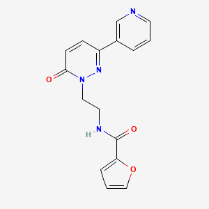 N-(2-(6-oxo-3-(pyridin-3-yl)pyridazin-1(6H)-yl)ethyl)furan-2-carboxamide