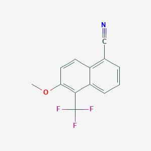 6-Methoxy-5-(trifluoromethyl)-1-naphthonitrile
