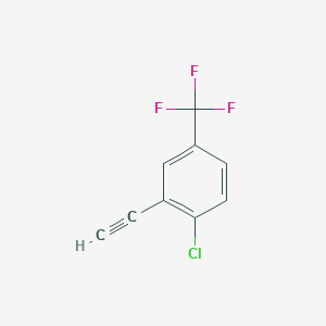 1-Chloro-2-ethynyl-4-(trifluoromethyl)benzene