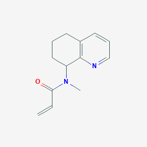 molecular formula C13H16N2O B2495049 N-Methyl-N-(5,6,7,8-tetrahydroquinolin-8-yl)prop-2-enamide CAS No. 2179914-25-9
