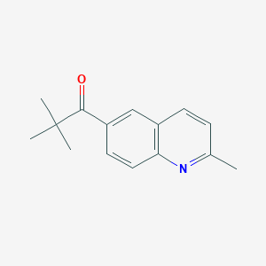 2,2-Dimethyl-1-(2-methylquinolin-6-yl)propan-1-one