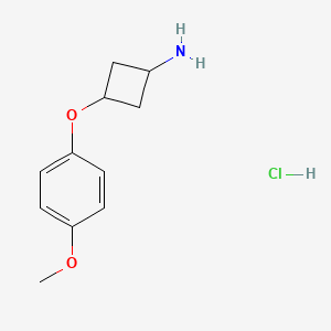 trans-3-(4-Methoxyphenoxy)cyclobutanamine hydrochloride