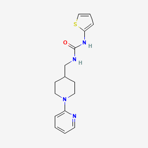 1-((1-(Pyridin-2-yl)piperidin-4-yl)methyl)-3-(thiophen-2-yl)urea