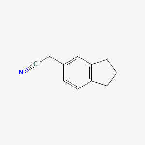 B2495095 2-(2,3-dihydro-1H-inden-5-yl)acetonitrile CAS No. 18775-43-4