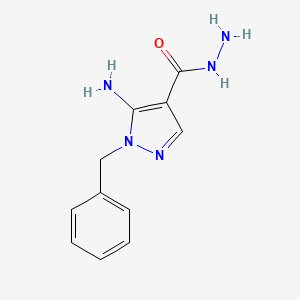 5-amino-1-benzyl-1H-pyrazole-4-carbohydrazide