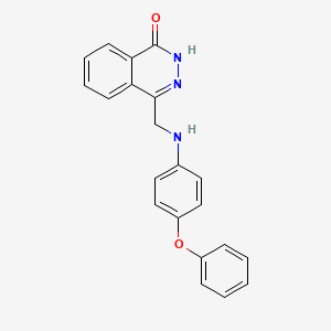 4-((4-Phenoxyanilino)methyl)-1(2H)-phthalazinone