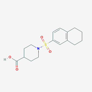 1-(5,6,7,8-tetrahydronaphthalen-2-ylsulfonyl)piperidine-4-carboxylic Acid