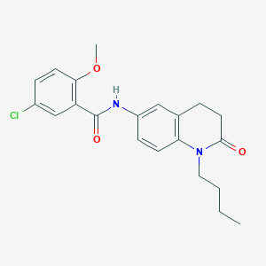 N-(1-butyl-2-oxo-1,2,3,4-tetrahydroquinolin-6-yl)-5-chloro-2-methoxybenzamide
