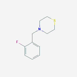 molecular formula C11H14FNS B2495184 4-(2-Fluorobenzyl)thiomorpholine CAS No. 331856-26-9