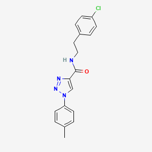 N-[2-(4-chlorophenyl)ethyl]-1-(4-methylphenyl)-1H-1,2,3-triazole-4-carboxamide