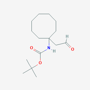 molecular formula C15H27NO3 B2495275 N-Boc-(1-aminocyclooctyl)-acetaldehyde CAS No. 1335042-47-1