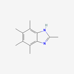 molecular formula C12H16N2 B2495278 2,4,5,6,7-pentamethyl-1H-benzimidazole CAS No. 69700-34-1