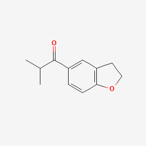 1-(2,3-Dihydro-1-benzofuran-5-yl)-2-methylpropan-1-one