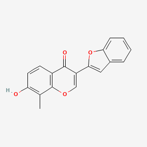 3-(1-Benzofuran-2-yl)-7-hydroxy-8-methylchromen-4-one