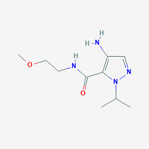 4-Amino-1-isopropyl-N-(2-methoxyethyl)-1H-pyrazole-5-carboxamide