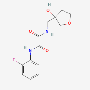 N1-(2-fluorophenyl)-N2-((3-hydroxytetrahydrofuran-3-yl)methyl)oxalamide