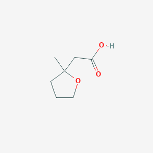 2-(2-Methyloxolan-2-yl)acetic acid