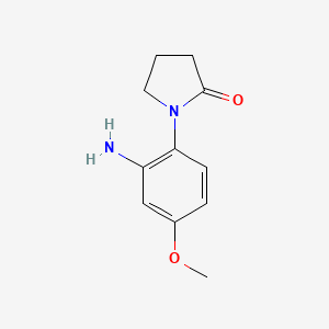 1-(2-Amino-4-methoxyphenyl)pyrrolidin-2-one