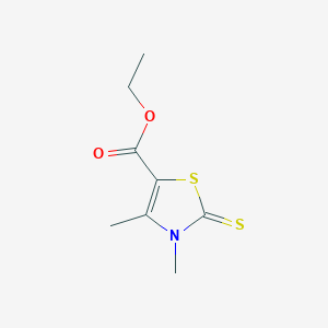 Ethyl 3,4-dimethyl-2-thioxo-2,3-dihydro-1,3-thiazole-5-carboxylate