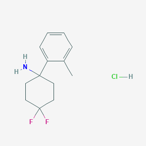 4,4-Difluoro-1-o-tolylcyclohexanamine hydrochloride