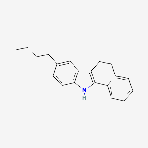 molecular formula C20H21N B2495458 8-Butyl-5H,6H,11H-benzo[a]carbazole CAS No. 117766-85-5