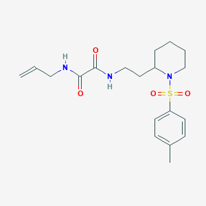 N1-allyl-N2-(2-(1-tosylpiperidin-2-yl)ethyl)oxalamide