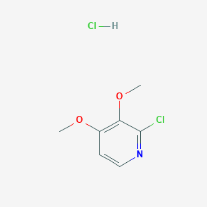 molecular formula C7H9Cl2NO2 B024956 2-Chloro-3,4-dimethoxypyridine hydrochloride CAS No. 101664-59-9
