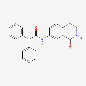 N-(1-oxo-1,2,3,4-tetrahydroisoquinolin-7-yl)-2,2-diphenylacetamide
