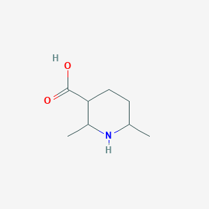 molecular formula C8H15NO2 B2495873 2,6-Dimethylpiperidine-3-carboxylic acid CAS No. 879720-70-4