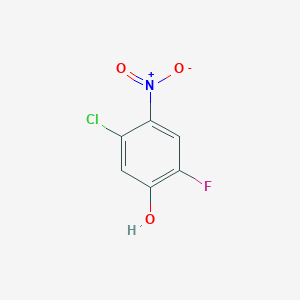molecular formula C6H3ClFNO3 B2495877 5-Chloro-2-fluoro-4-nitrophenol CAS No. 1500154-08-4