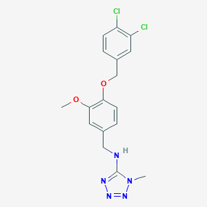 N-{4-[(3,4-dichlorobenzyl)oxy]-3-methoxybenzyl}-1-methyl-1H-tetrazol-5-amine