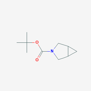 molecular formula C10H17NO2 B2495893 Tert-butyl 3-azabicyclo[3.1.0]hexane-3-carboxylate CAS No. 936551-50-7