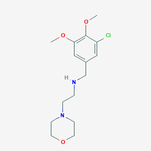 N-(3-chloro-4,5-dimethoxybenzyl)-2-(morpholin-4-yl)ethanamine