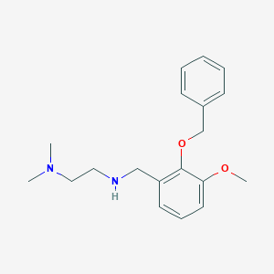 N'-[2-(benzyloxy)-3-methoxybenzyl]-N,N-dimethylethane-1,2-diamine