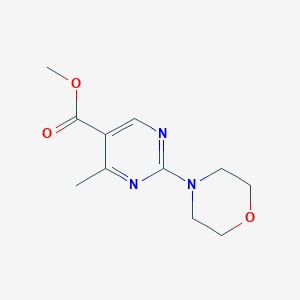 molecular formula C11H15N3O3 B2495931 Methyl 4-methyl-2-morpholinopyrimidine-5-carboxylate CAS No. 924855-26-5