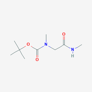 molecular formula C9H18N2O3 B2496052 tert-butyl n-methyl-n-[(methylcarbamoyl)methyl]carbamate CAS No. 144332-55-8