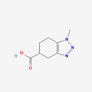 1-Methyl-4,5,6,7-tetrahydro-1H-1,2,3-benzotriazole-5-carboxylic acid