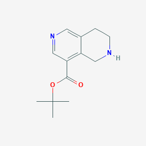 Tert-butyl 5,6,7,8-tetrahydro-2,6-naphthyridine-4-carboxylate