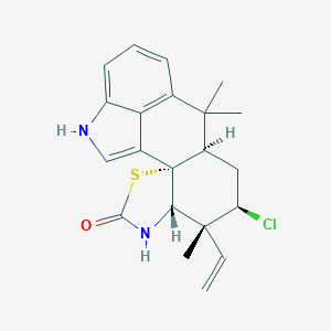 molecular formula C21H23ClN2OS B024961 Hapalindole T CAS No. 106865-67-2