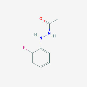 molecular formula C8H9FN2O B2496136 N'-(2-fluorophenyl)acetohydrazide CAS No. 1552322-40-3