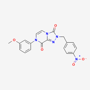7-(3-methoxyphenyl)-2-(4-nitrobenzyl)-[1,2,4]triazolo[4,3-a]pyrazine-3,8(2H,7H)-dione