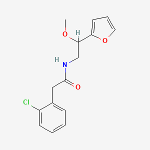 2-(2-chlorophenyl)-N-(2-(furan-2-yl)-2-methoxyethyl)acetamide