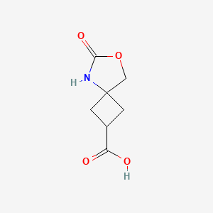 6-Oxo-7-oxa-5-azaspiro[3.4]octane-2-carboxylic acid