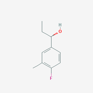 (1S)-1-(4-fluoro-3-methylphenyl)propan-1-ol