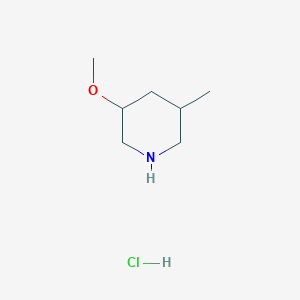 3-Methoxy-5-methylpiperidine;hydrochloride