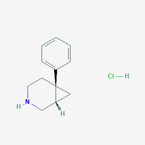 (1S,6R)-6-Phenyl-3-azabicyclo[4.1.0]heptane;hydrochloride