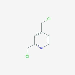 molecular formula C7H7Cl2N B024964 2,4-Bis(chloromethyl)pyridine CAS No. 101822-23-5